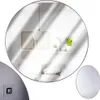 Elegantní kulaté nástěnné zrcadlo s černým kovovým rámem Náhled obrázku produktu 8