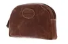 bruno banani Leder Kosmetiktasche Cosmeticbag Cognac braun Produktbild-Vorschau 2