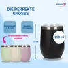 Weinbecher 350 ml 'Vinova' - doppelwandiger Edelstahlbecher Produktbild-Vorschau 3