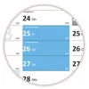 XL Wandkalender DIN A1 2026 (blau2) große Tageskästchen Produktbild-Vorschau 3