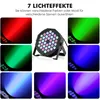 4er Set 12W 36 LEDs Discolicht  RGB Bühnenlicht DMX PAR Produktbild-Vorschau 8