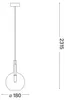 EMPIRE SP1, Sospensione Sfera, Ideal Lux Anteprima dell’immagine prodotto 3