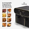 Klarstein AuraAir Color Touch Dual Heißluftfritteuse – 11L Produktbild-Vorschau 5