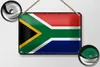 Blechschild Flagge Südafrikas 18x12cm Retro South Africa Produktbild-Vorschau 2
