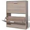 vidaXL Scarpiera in legno effetto rovere con 2 ribalte per Anteprima dell’immagine prodotto 8
