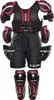 A set of hockey protective gear for children, including shoulder pads, elbow pads, shin guards, and pants. Podgląd zdjęcia produktu