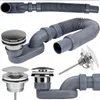 Instadrain | Mensola per vasca Siphon click-clack - Grigio Anteprima dell’immagine prodotto 1