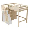 Flieks Etagenbett 90x200cm mit Kleiderschrank, Kinderbett Produktbild-Vorschau 10