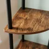 Relaxdays, estantería de esquina, dimensiones (alto x ancho Vista previa de la imagen del producto 8