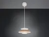 LED Pendelleuchte skandinavisch mit Metallschirm Grau Braun Produktbild-Vorschau 3