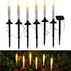 Solar Lichterkette 6 in 1 LED Kerzen Warmes Licht Produktbild-Vorschau 2