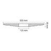 Stropní rozeta Profhome 156003 styl rokoko / baroko Ø 52 cm Náhled obrázku produktu 4