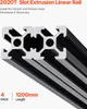 VEVOR 4-teiliges Aluminiumprofil-Set 1200 mm T-Profil 2020 Produktbild-Vorschau 2