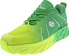 A single green and yellow athletic shoe is shown against a white background. Produktbild-Vorschau