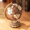 RoboTime 3D puzzle in legno Globo e meraviglie del mondo Anteprima dell’immagine prodotto 3