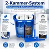 AquaBlade Flatmop sada | 2komorový kbelík | plochý mop | 3 Náhled obrázku produktu 4
