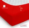 Carmy Spannbettlaken Jersey 140x200 - 160x200 cm Rot 100% Produktbild-Vorschau 4