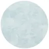 Luxus Super Soft Kunstfellteppich Pearl Blau Rund, Produktbild-Vorschau 5