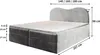 Masseno Boxspringbett FLUVIA M 160x200 cm Komplett-Set mit Produktbild-Vorschau 7
