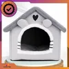 OMNA | Casetta per gatti - 35x38x40 cm - Grigio - Morbida e Anteprima dell’immagine prodotto 3