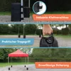 Collage showing features of water weights for gazebos and tents. Produktbild-Vorschau