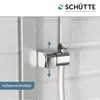KARIBIK Stangenbrause-Set, Chrom/Hellgrau, oval Produktbild-Vorschau 4