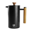 1L French Press Kaffeebereiter Edelstahl Schwarz Kaffee Produktbild-Vorschau 5