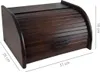 Kleiner Holz-Brotkasten Nussbaum 31x26x16cm – Polnisch Produktbild-Vorschau 7