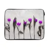 MuchoWow® Laptop Hülle 17 Zoll Laptoptasche Blumen - Tulpen Produktbild-Vorschau 1