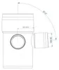 POLOPLAST Eckdoppelabzweig, POLO-KAL XS, 110/50/50mm, Produktbild-Vorschau 2