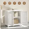 SoBuy Waschbeckenunterschrank Badschrank mit verstellbaren Produktbild-Vorschau 10