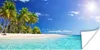 MuchoWow® Poster Strand - Meer - Palme 40x20 cm - Poster Produktbild-Vorschau 1