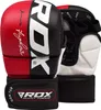 A pair of red and black MMA gloves on a white background. Voir les images du produit