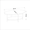 Skye Decor, Elis, Couchtische, Eiche, Melamin-Spanplatte, Produktbild-Vorschau 7