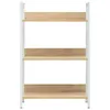 vidaXL Bücherregal 3 Regalböden Eiche 60×27,6×90,5 cm Produktbild-Vorschau 4