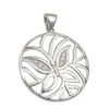 Anhänger 23mm Schmetterling mit Zirkonias glänzend Produktbild-Vorschau 1