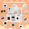 Kinderküche aus Holz, Spielküche mit Spielzubehör, Produktbild-Vorschau 2