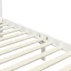 vidaXL Himmelbett-Gestell Weiß Massivholz Kiefer 100 x 200 Produktbild-Vorschau 4