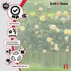 KOTARBAU® Bordure Jardin Exterieur Bois 200 x 20 cm Cloture Voir les images du produit 5