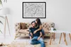 Bild - Bilderrahmen - 100 cm x 70 cm - MDF - Rahmen - Foto Produktbild-Vorschau 3