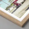Gerahmtes Poster - Rahmen in heller Eiche - Strand Miami Produktbild-Vorschau 2