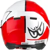 Casco jet Berik OF669, color blanco/rojo/, talla XL Vista previa de la imagen del producto 3