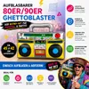 Nafukovací ghettoblaster cca 45 x 42 cm – Hip Hop Radio Náhled obrázku produktu 5