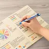 A hand is writing in a notebook with color theory diagrams. Anteprima dell’immagine prodotto
