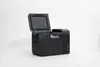 A black portable cooler with its lid open, set against a white background. Anteprima dell’immagine prodotto