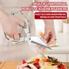 Küchenschere,25cm Multifunktions Haushaltsschere, 3CR13 Produktbild-Vorschau 2