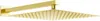 Mexen Slim Kopfbrause 30 x 30 cm mit Duscharm, Gold - Produktbild-Vorschau 1