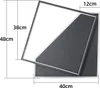 A diagram showing the dimensions of a black ceiling lamp. Náhľad obrázku produktu