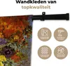 MuchoWow® Wandteppich Wandbehang Vase mit Gänseblümchen und Produktbild-Vorschau 3
