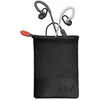 A black mesh pouch with two pairs of earbuds sticking out. Anteprima dell’immagine prodotto
